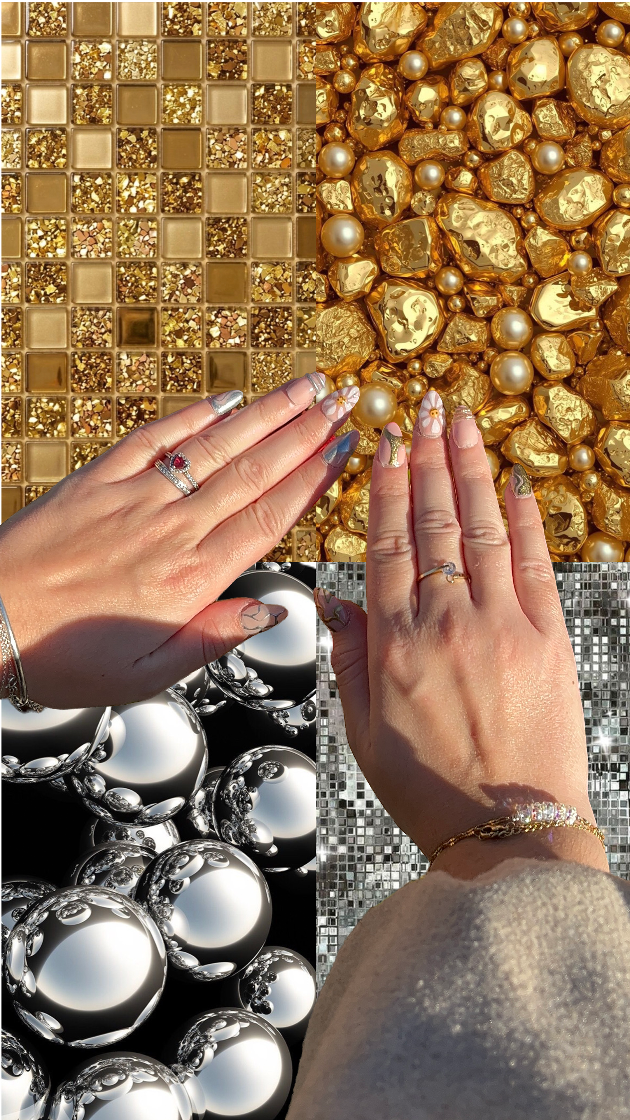 silver gold